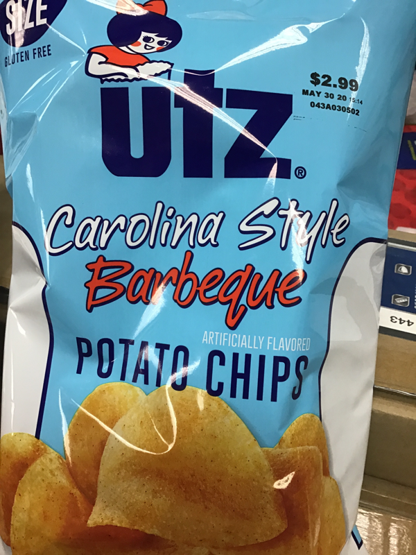 Utz Carolina BBQ Chips